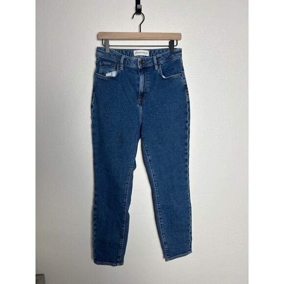 Denim Forum Nyla Hi-Rise Medium Wash Skinny Jeans Size 29 - Picture 1 of 6